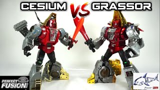 Comparison Perfect Fusion PF01 Cesium VS Gigapower HQ02R Grassor Slag [upl. by Neras903]