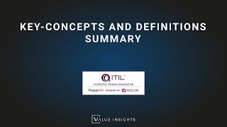 ITIL® 4 Foundation Exam Preparation  KeyConcepts and Definitions Summary eLearning [upl. by Filberte220]