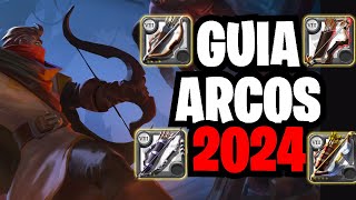 Guia Arcos 2024 Albion Online  Build para Arcos PvP PvE Albion online [upl. by Monreal]