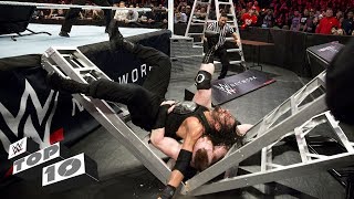 Extreme TLC Match moments WWE Top 10 Oct 21 2017 [upl. by Nykal]