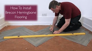 How To Install Brecon Herringbone Flooring  Woodpecker Flooring [upl. by Eylsel246]