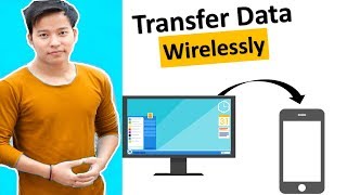 How to Transfer all files between computer and Mobile Wirelessly For Free [upl. by Granese]