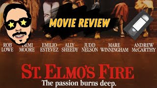 ST ELMOS FIRE 1985  Movie Review [upl. by Adnawed]