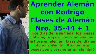 Aprender Aleman  Clases de aleman Nro 3644 y extra [upl. by Notnelc]