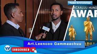 Art Leencoo Gammachuu Haacaaluu Award Marsaa 3ffaa Irratti [upl. by Atikkin]