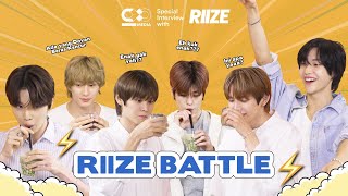 RIIZE Suka Banget Jamu Beras Kencur  RIIZE Battle di CXO [upl. by Asira]