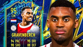 THE BEST MIDFIELDER IN THE GAME 🤯 95 TOTS GRAVENBERCH PLAYER REVIEW [upl. by Lenna951]