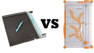 Massicot FISKARS vs WE R MEMORY KEEPERS [upl. by Aizitel]