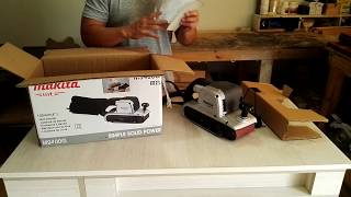 Unboxing Lijadora de banda Makita mt modelo M9400G [upl. by Trina932]