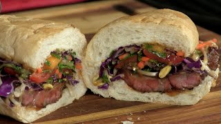 Thai Inspired Beef Short Rib Sandwich Video Recipe [upl. by Jock400]