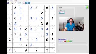 Guided Solve Of A Diabolical Sudoku 10 Aug 18 [upl. by Odab]