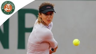 Tsvetana Pironkova v Agnieszka Radwanska Highlights  Womens Round 4 2016  Roland Garros [upl. by Orimlede]