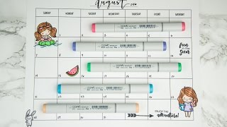 Cute DIY Monthly Calendar [upl. by Divad]