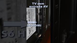 Comprou uma TV sem entrada AV  Conversor AV para HDMI belohorizonte dicas [upl. by Amadeo]