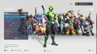 Sentai Genji Unlock Overwatch [upl. by Ahidam336]