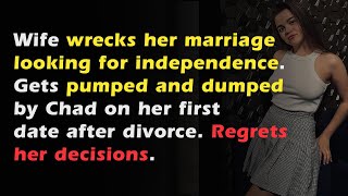 Woman divorces husband for freedom Chad dumps her on first date Cheating Wife Stories Audio Story [upl. by Ahkeber]