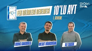 345 YAYINCILIK 10LU AYT FEN BİLİMLERİ DENEMESİ  1 DENEME [upl. by Alvis]