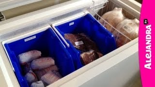 Chest Freezer Organization  How to Organize a Deep Freezer [upl. by Strader451]