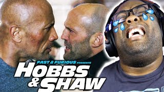 HOBBS AND SHAW Final Trailer REACTION in a RACE CAR [upl. by Apurk]