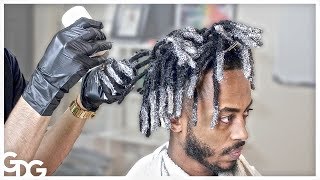 How To Dye Your Dreadlocks In Under 5 Minutes [upl. by Nissa]