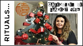 UNBOXING  CALENDRIER DE LAVENT RITUALS DELUXE 2018 Unboxing calendrier par Sand CookampLook [upl. by Adnilev244]