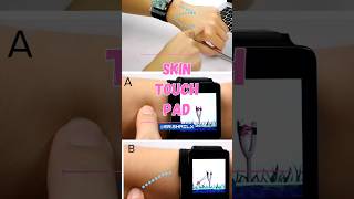 Skin Touch Pad technology science shorts touchpad phone skintech learning useful controler [upl. by Shugart431]