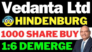 Hindenburg  vedanta share news today  vedanta share news  vedanta sharevedanat share latest news [upl. by Atreb957]