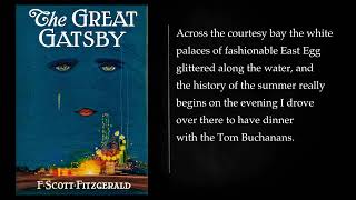 The Great Gatsby  By F Scott Fitzgerald audiobook full length [upl. by Yticilef599]