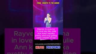 RAYVER INGATAN MO SI JULIE ANN HA KASE PRETTY NA AT VERY TALENTED PA SA PAG AWIT viralvideo [upl. by Now498]