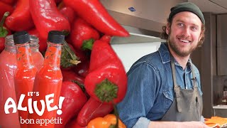 Brad Makes Fermented Hot Sauce  Its Alive  Bon Appétit [upl. by Deering421]