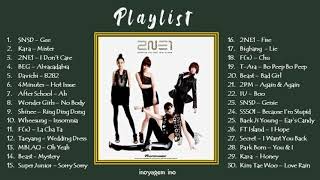 KPOP PLAYLIST 2009 SNSD KARA 2PM 2NE1 WONDER GIRLS [upl. by Sarge]