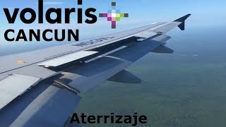 Volaris Aterrizaje en Cancún  Volaris landing in Cancun A320 N513VL [upl. by Emerick]