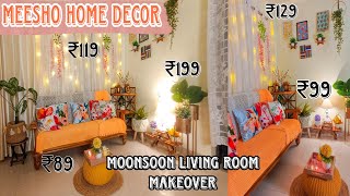 Meesho Home Decor Monsoon Living Room Makeover Part2 in Budget homedecor meeshodecor [upl. by Naesyar675]