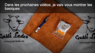 Tutoriel  Introduction  Travailler le cuir  DIY  Gusti Cuir [upl. by Claybourne190]