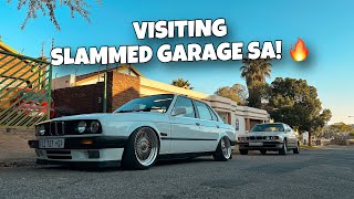 Visiting Slammed Garage SA amp Maintenance Update On The BAGGED BMW E30 🔥 [upl. by Herwig]