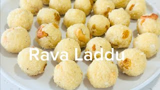 Rava Ladoo Sooji Ladoo  Quick Indian Sweets [upl. by Alleuqcaj]