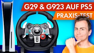 Logitech G29 amp G923 auf PS5 ReviewTest Wie gut sind die SimRacing Wheels an der PlayStation 5 [upl. by Marrilee]