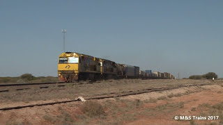 Trains at Ooldea Siding Nullarbor Plain [upl. by Neeli]