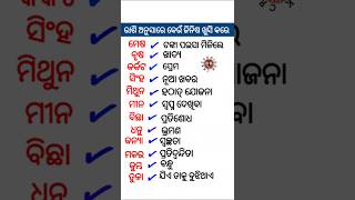 ରାଶି ଅନୁସାରେ କେଉଁ ଜିନିଷ ଖୁସି କରେ  ରାଶି ମାନଙ୍କ ଗୁଣ  odiaintrestinggk odisha gk crazyodiagk [upl. by Siaht]