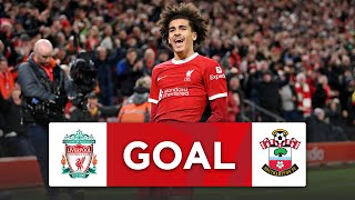 GOAL  Jayden Danns  Liverpool 20 Southampton  Fifth Round  Emirates FA Cup 202324 [upl. by Bart]