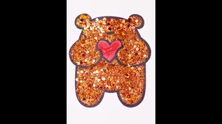 Lovely Drawing of a Sparkly Bear 🐻 [upl. by Notxam]