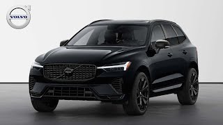 FIRST LOOK  2024 VOLVO XC60 Black Edition  Interior Exterior amp Price Details [upl. by Ynafit]