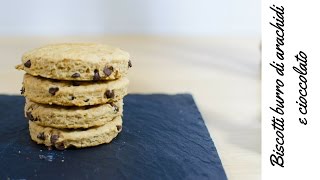 Biscotti al burro di arachidi e cioccolato  ricetta Vegan [upl. by Ibmat897]