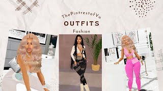 IMVU INSTA BADDIE OUTFITS  ll ThePintrestofVu [upl. by Hotze]