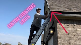 How to HANG CHRISTMAS LIGHTS with Allegiant Property Services [upl. by Miarhpe]