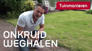 Hoe kom je van onkruid tussen de bestrating af  Tuinmanieren [upl. by Anadal]