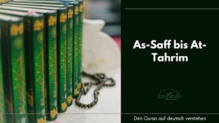 Quran auf deutsch erklärt Surah AsSaff bis AtTahrim [upl. by Reynold]