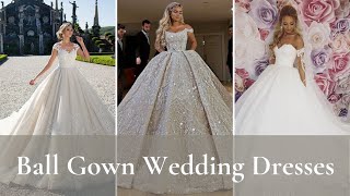 Ball Gown Wedding Dresses  Ball Gown Wedding Dresses With Long Train amp Laces [upl. by Wendeline]