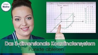 3 dimensionales Koordinatensystem  Punkte ablesen by einfach mathe [upl. by Libenson135]