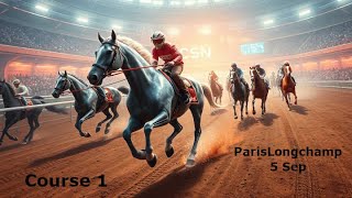 R1C1 ParisLongchamp 5 sep [upl. by Eilrahc]